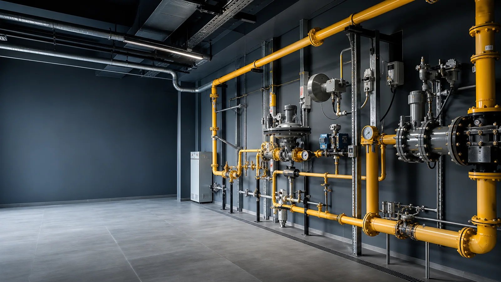 Merkezi sistem doğalgaz boru hattı uygulaması