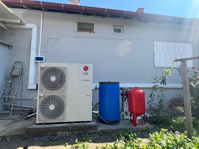 MagnesiaGaz LG THERMA V ısı pompası montaj uygulaması