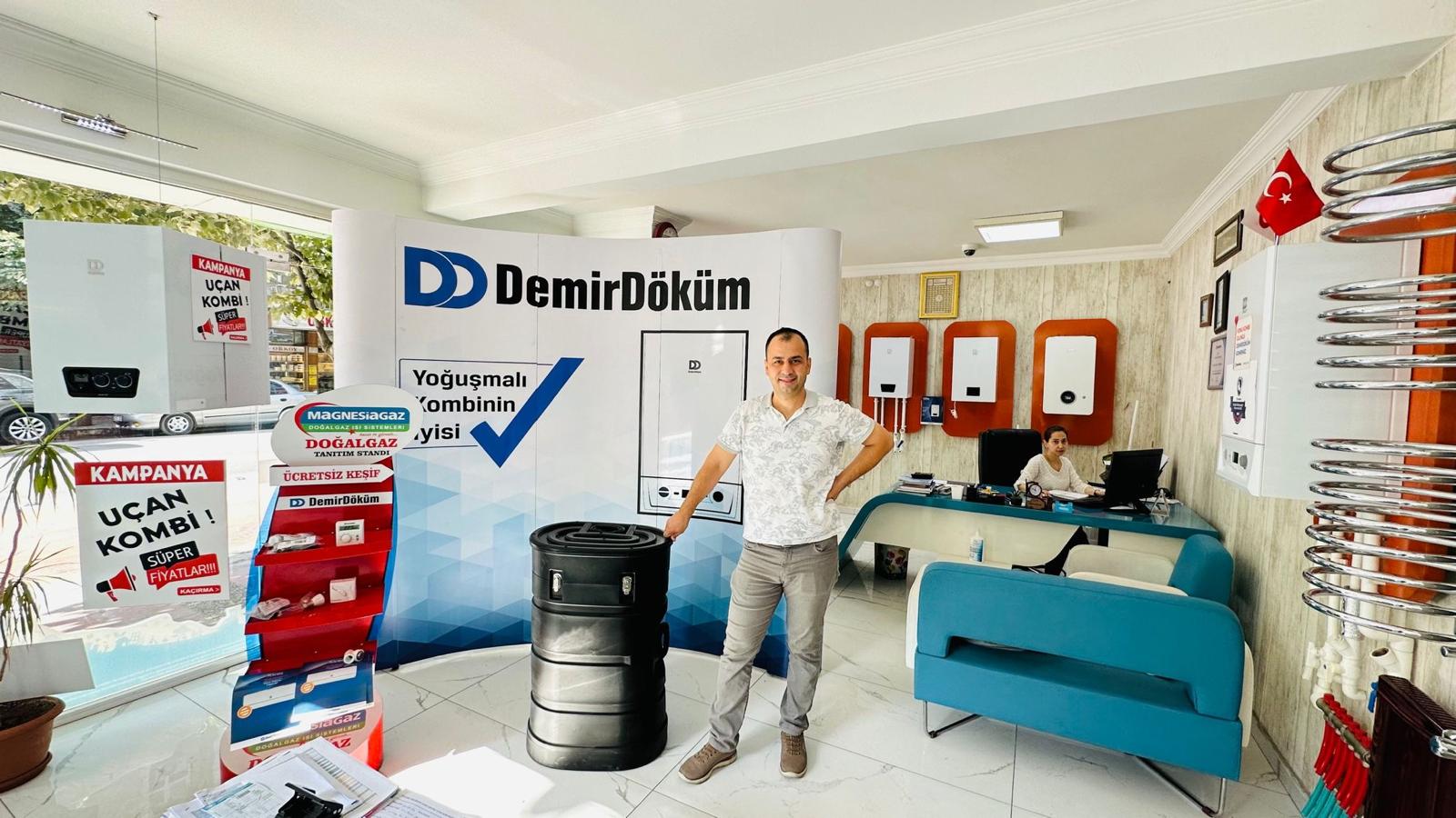 Magnesiagaz ürün showroomu