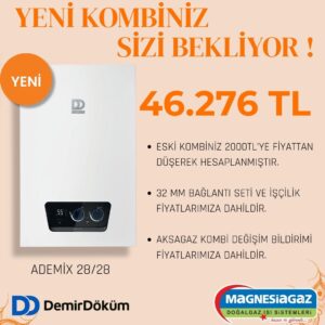 DEMİRDÖKÜM ADEMİX P28/28 KOMBİ DEĞİŞİM