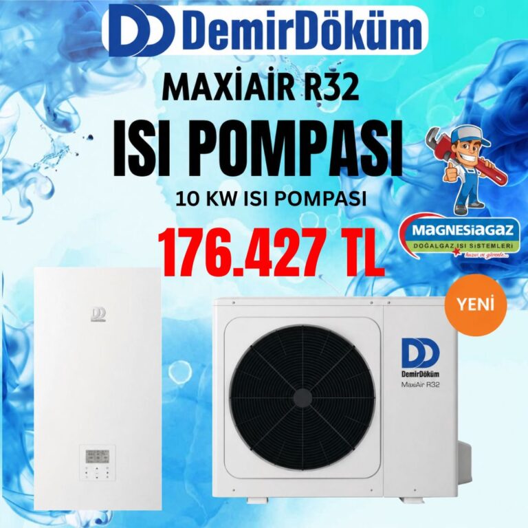 DEMİRDÖKÜM MAXİAİR R32 10 KW ISI POMPASI
