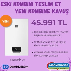 DEMİRDÖKÜM VİNTOMİX P24/24 KOMBİ DEĞİŞİM