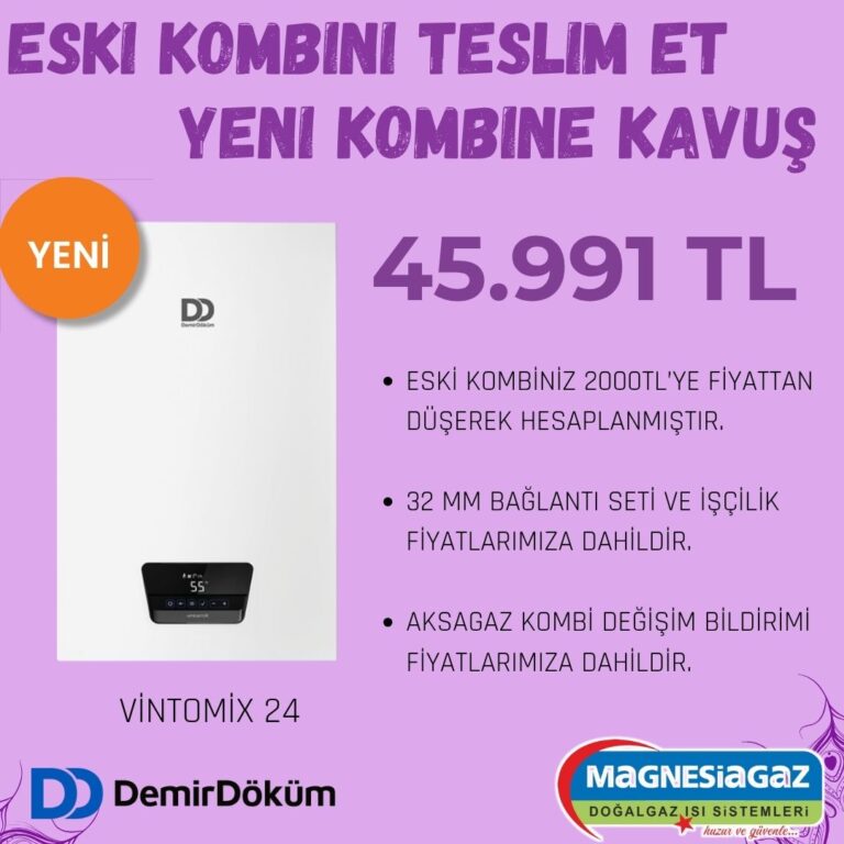 DEMİRDÖKÜM VİNTOMİX P24/24 KOMBİ DEĞİŞİM