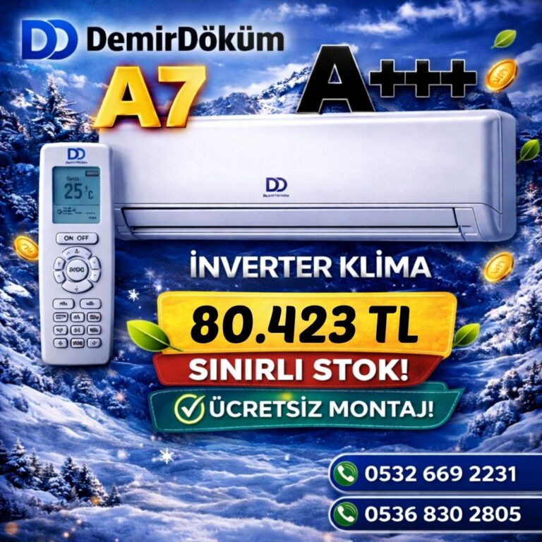 DEMİRDÖKÜM A7 24.000 BTU KLİMA