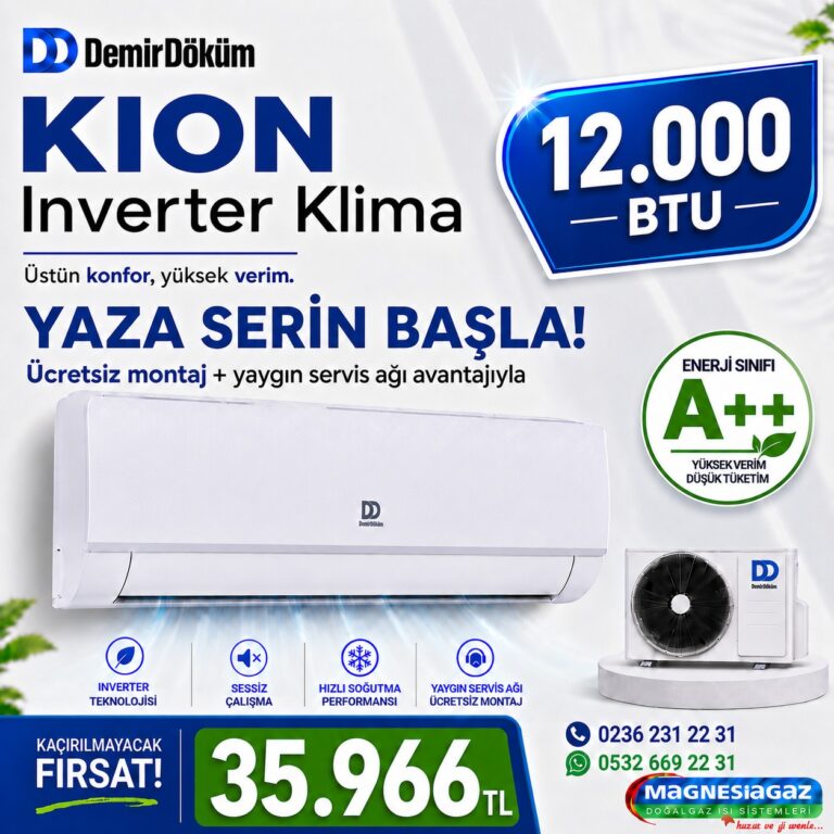 DEMİRDÖKÜM KION 12.000 BTU KLİMA