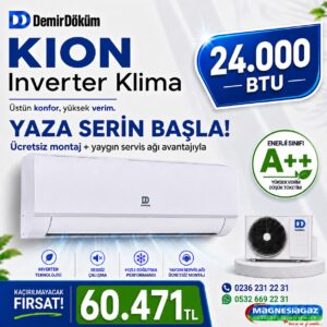 DEMİRDÖKÜM KION 24.000 BTU KLİMA