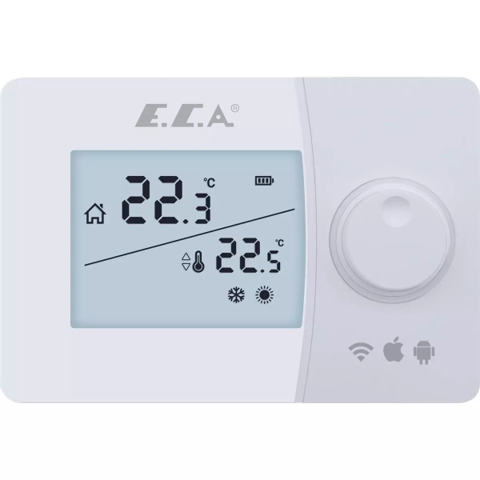 E.C.A. Poly Smart Akıllı Kablosuz Oda Termostatı