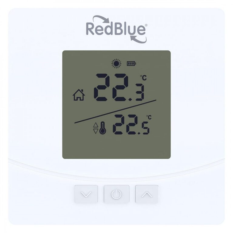 Redblue Square 05 RF Kablosuz Dijital Oda Termostatı